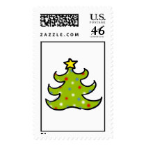 Christmas tree stamp