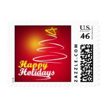 Christmas Tree Stamps by abigcitydreamer Christmas Tree Stamps