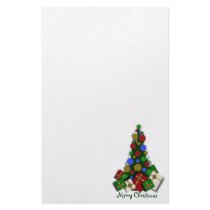 Christmas Tree Stationary stationery by HolidayFun Christmas Tree Stationary stationery