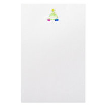 Christmas tree stationery