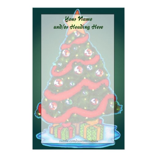 Christmas Tree Stationery