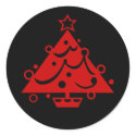 christmas tree sticker
