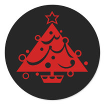 christmas tree sticker