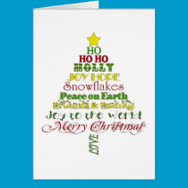 Christmas Tree Subway Art cards