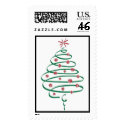Christmas Tree Swirls postage