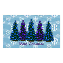 Christmas Tree Tag business cards