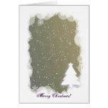 Christmas Tree Template! Greeting Card