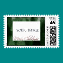 Christmas Tree Template postage by perfectpostage Christmas Tree Template postage