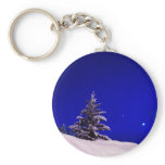 Christmas Tree & the Moon Key Chain