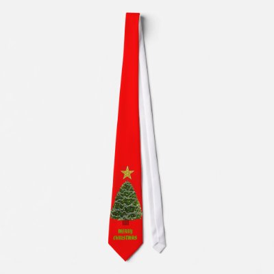 Christmas Tree Tie