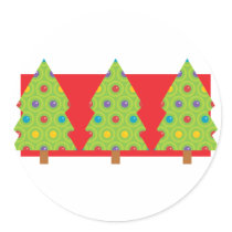 Christmas Tree Trio stickers