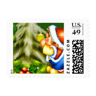 CHRISTMAS TREE USA POSTAGE STAMP