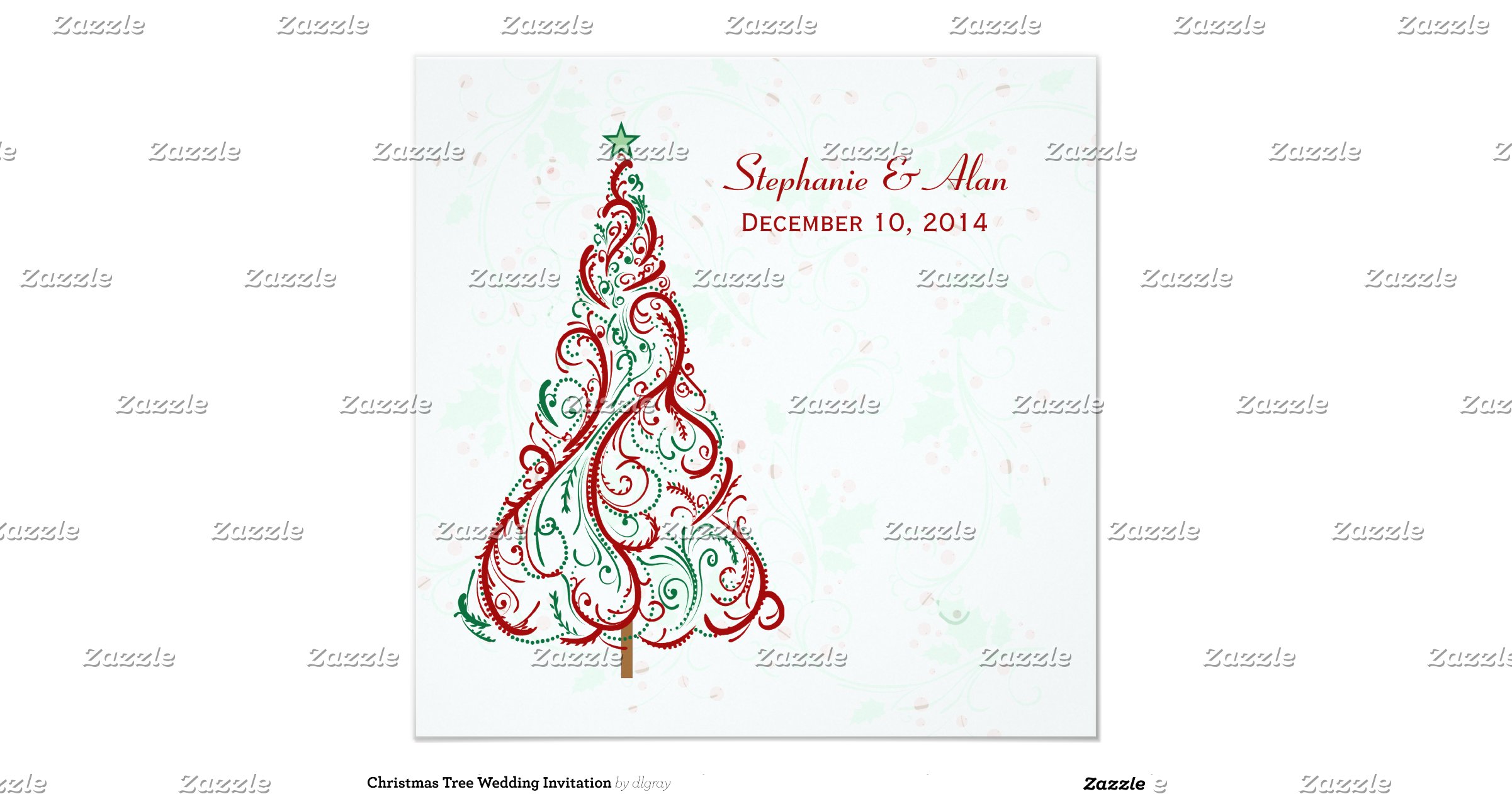 christmas tree wedding invitation christmas tree wedding invitation