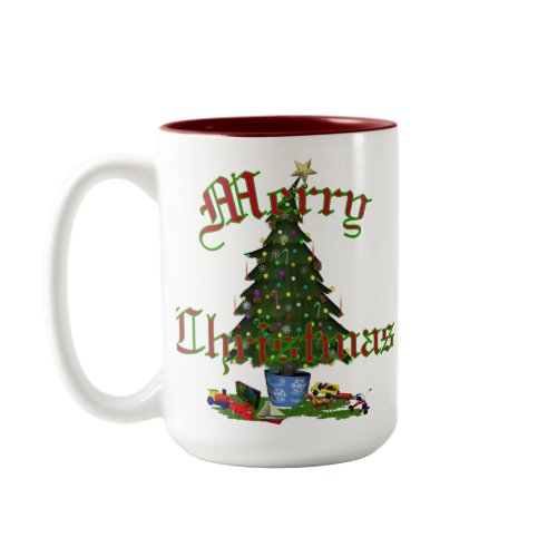 Christmas Tree with presents mug