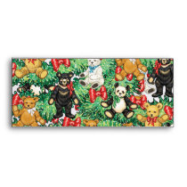 Christmas Tree with Teddy Bear Ornaments envelopes