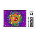 CHRISTMAS TREE WREATH STAMP