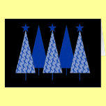 Christmas Trees - Blue Ribbon Colon Cancer cards