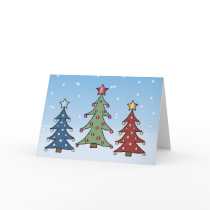 'Christmas Trees' Card