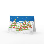 Christmas trees cards