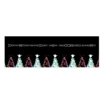 Christmas Trees Gift Tag business cards