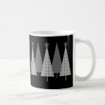 Christmas Trees - Grey Ribbon Diabetes mugs