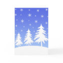 Christmas trees on mountain cards by cycreation Christmas trees on mountain cards
