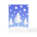 Christmas trees on mountain cards by cycreation Christmas trees on mountain cards