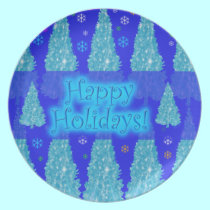 Christmas Trees Plate plates