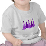 Christmas Trees - Purple Ribbon Alzheimers T Shirts