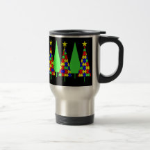 Christmas Trees - Puzzle Coffee Mug