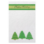 Christmas Trees Stationary Personalized Stationery