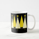 Christmas Trees - Yellow Ribbon Coffee Mug