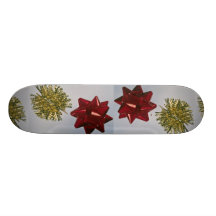 Christmas trim skateboard deck