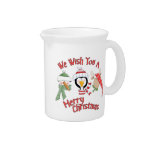 Christmas Trio Animal Wishes Drink Pitchers
