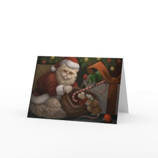 Christmas Trio Holiday Greeting Card card