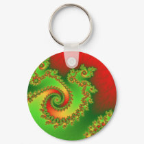 Christmas Triple Twirl Keychain