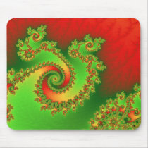 Christmas Triple Twirl Mousepad