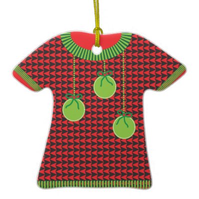 Christmas Ugly Sweater Award Ornament