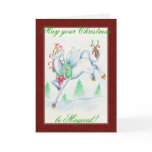 Christmas Unicorn Card