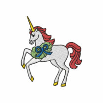 Christmas Unicorn embroidered shirts