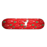 Christmas unicorn red snowman pattern skateboards