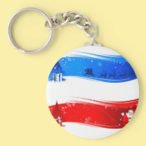 Christmas USA keychains