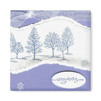 Christmas "VERY MERRY" cute magnets by dizzypixels Christmas "VERY MERRY" cute magnets
