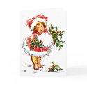 Christmas Vintage Girl cards by Hit_or_Miss Christmas Vintage Girl cards
