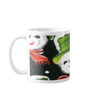 Christmas Vintage Santa's Mugs