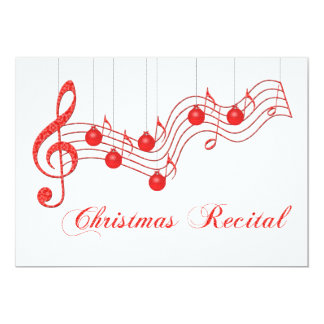 Christmas Recital Invitations &amp; Announcements | Zazzle