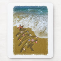 Christmas Washed Up on Shore Mousepad