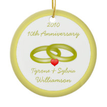 Christmas/Wedding Anniversary Ornaments