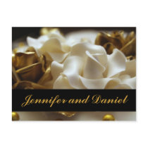 Christmas Wedding Announcement postcards