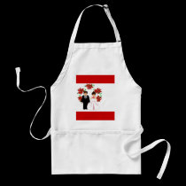 Christmas Wedding Couple IV In Red aprons
